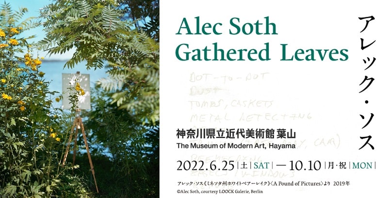 葉山の神奈川県立美術館で開催のアメリカの写真家、アレック・ソス(Alec Soth)の写真の展覧会『Gathered  Leaves』。